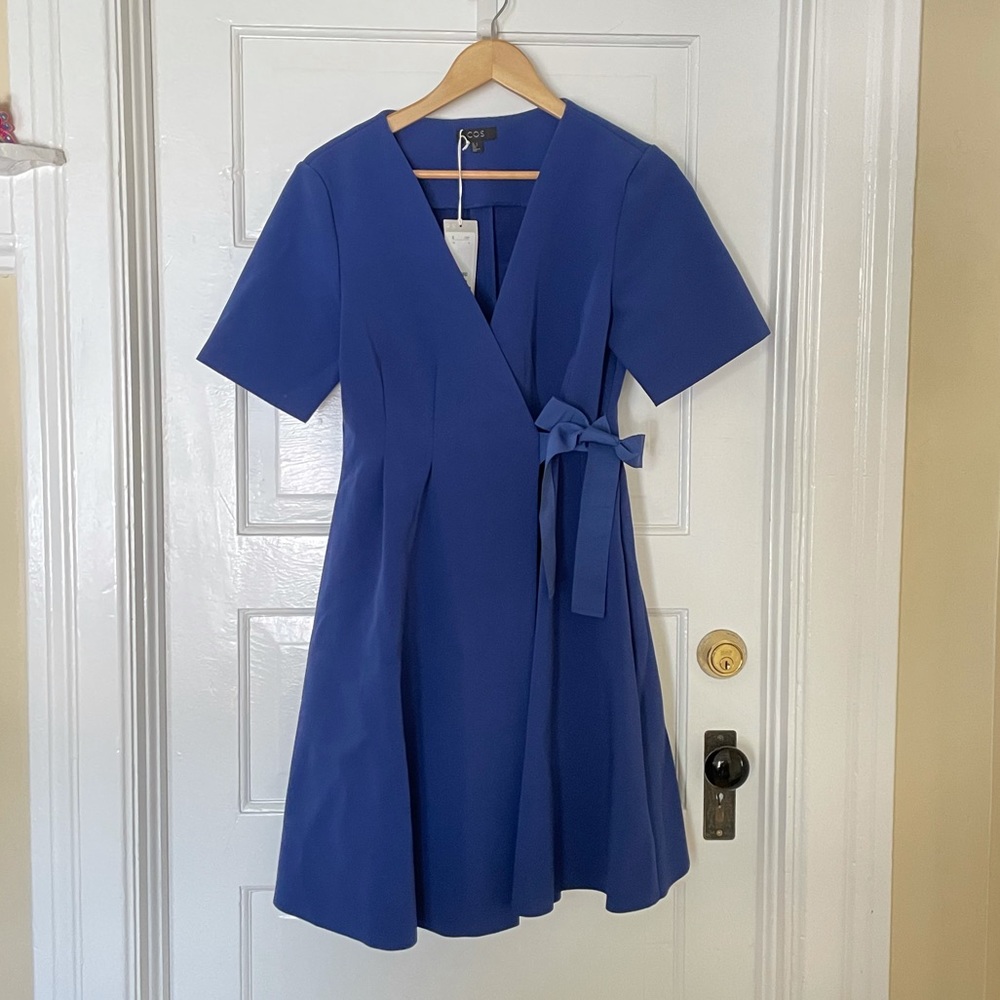 NWT COS tie waist dress size 12